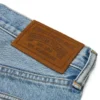 Baggy Cotton Wreath Denim Pant Light Wash